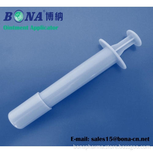 Bona medicine materials China factory with GMP system supply pharmaceutical gel vaginal applicators 5gm stock prices